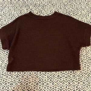 Waffle Crop top